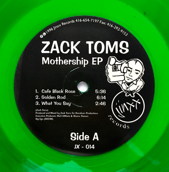 Zack Toms - Mothership EP | Jinxx Records (JX-014) - 2