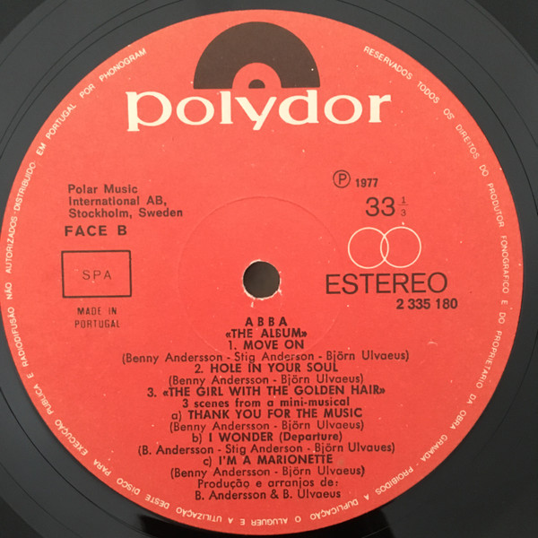 ABBA - The Album | Polydor (71994) - 4
