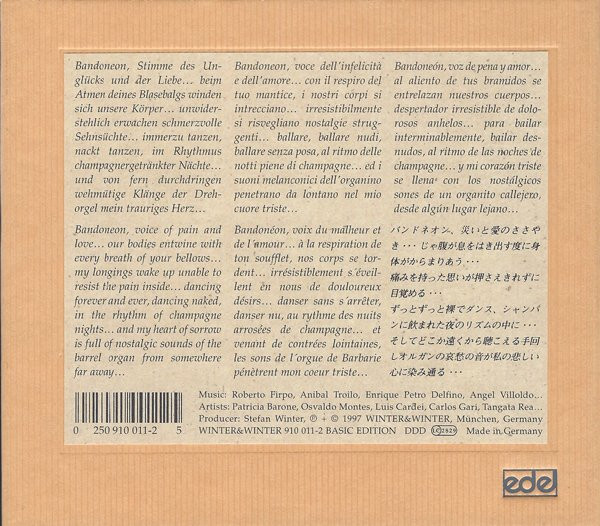 Various - ¡Tango Vivo! (Noches De Buenos Aires) | Winter & Winter (910 011-2) - 2