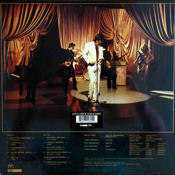 Bryan Ferry - Let's Stick Together | Virgin Records (BFLP3) - 2 Bryan Ferry - Let's Stick Together | Virgin Records (BFLP3) - 2