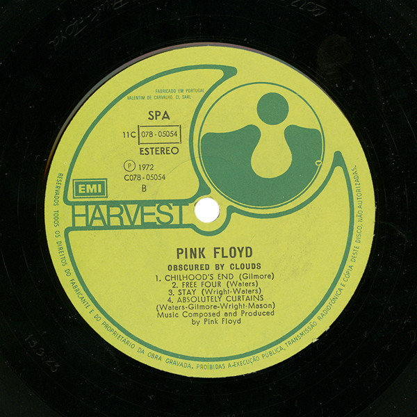Pink Floyd - Obscured By Clouds | Harvest (11C 080-05054) - 4