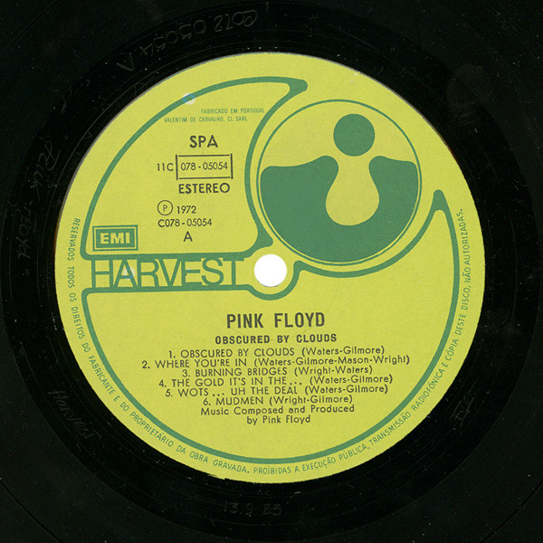 Pink Floyd - Obscured By Clouds | Harvest (11C 080-05054) - 3