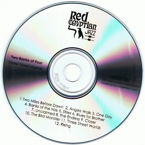 Two Banks Of Four - Three Street Worlds | Red Egyptian Jazz (REJCD 001)