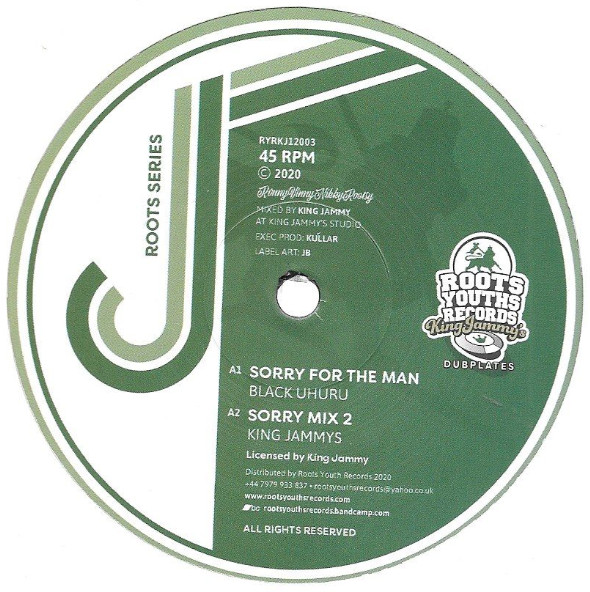Black Uhuru - Sorry For The Man | Roots Youths Records (RYRKJ12003) - main Black Uhuru - Sorry For The Man | Roots Youths Records (RYRKJ12003) - main
