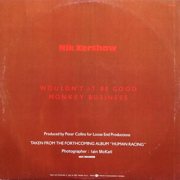 Nik Kershaw - Wouldn't It Be Good | MCA Records (25 9605-0) - 2