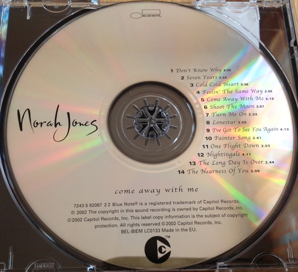 Norah Jones - Come Away With Me | Blue Note (7243 5 82067 2 2) - 3 Norah Jones - Come Away With Me | Blue Note (7243 5 82067 2 2) - 3