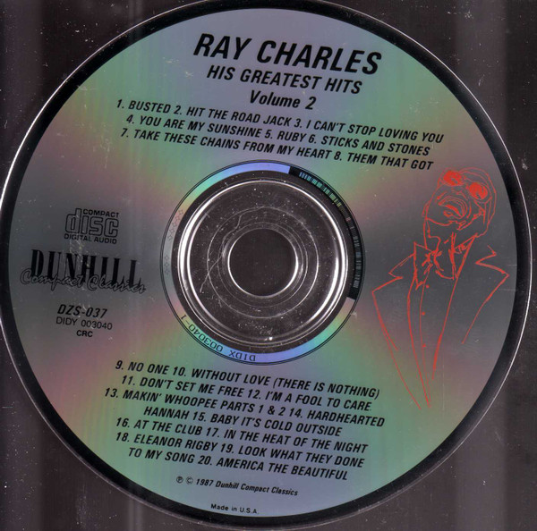 Ray Charles - His Greatest Hits Vol. 2 | DCC Compact Classics (DZS037) - 3