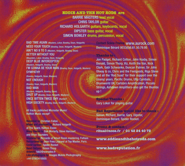 Eddie And The Hot Rods - Better Late Than Never | Bad Reputation (none) - 2 Eddie And The Hot Rods - Better Late Than Never | Bad Reputation (none) - 2