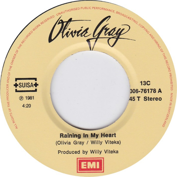 Olivia Gray - Raining In My Heart | EMI (13 C 006-76178) - 3