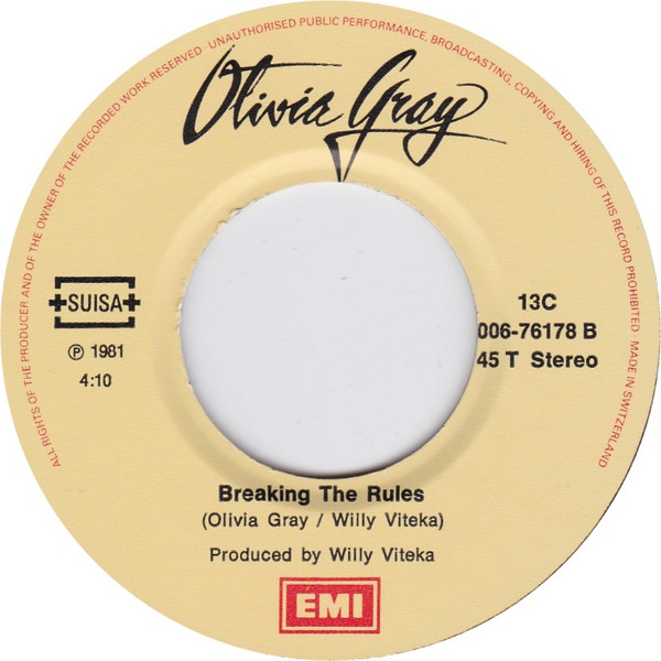 Olivia Gray - Raining In My Heart | EMI (13 C 006-76178) - 4