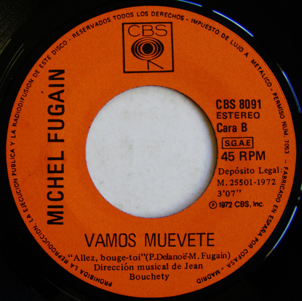 Michel Fugain - Una Bella Historia | CBS (CBS 8091) - 4
