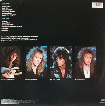 Yngwie J. Malmsteen's Rising Force - Odyssey | Polydor (835 451-1)