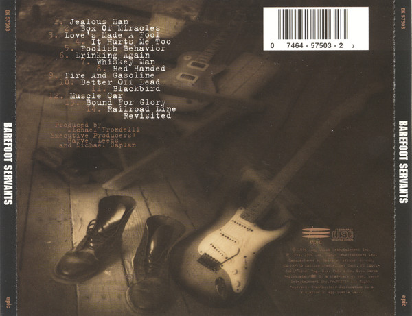 Barefoot Servants - Barefoot Servants CD | Epic (EK 57503) - 2 Barefoot Servants - Barefoot Servants CD | Epic (EK 57503) - 2