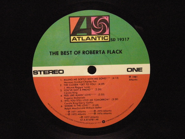 Roberta Flack - The Best Of Roberta Flack | Atlantic (SD 19317) - 2 Roberta Flack - The Best Of Roberta Flack | Atlantic (SD 19317) - 2