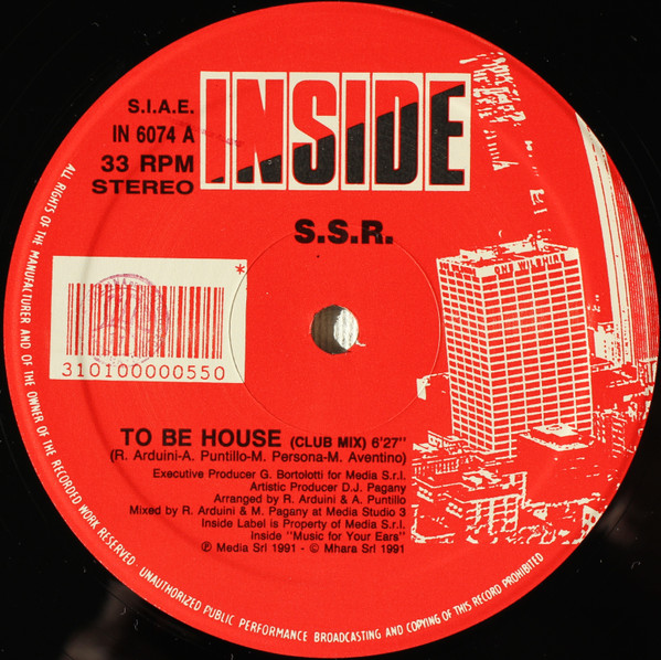 S.S.R. - To Be House | Inside (IN 6074) - 2