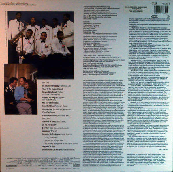 Wynton Marsalis - Tune In Tomorrow - The Original Soundtrack | CBS (467785 1)