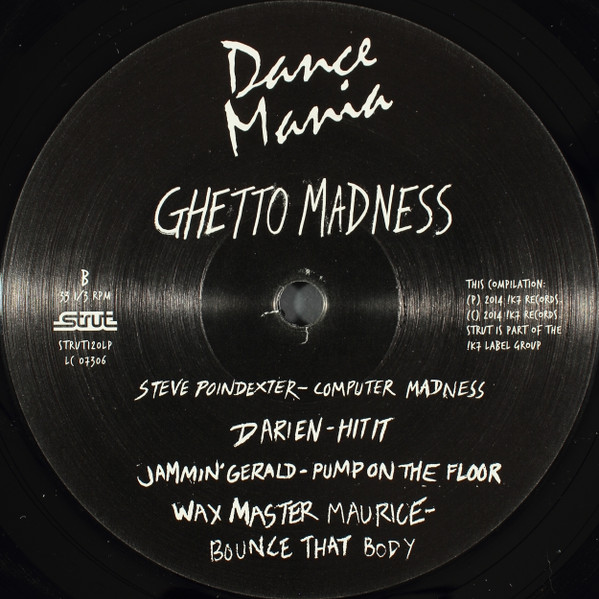 Various - Dance Mania (Ghetto Madness) | Strut (STRUT120LP) - 4