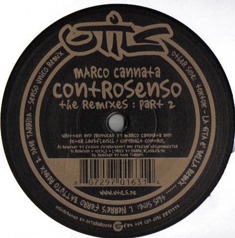 Marco Cannata - Contro Senso (The Remixes Part 2) | Utils (utils #013-6) - main Marco Cannata - Contro Senso (The Remixes Part 2) | Utils (utils #013-6) - main