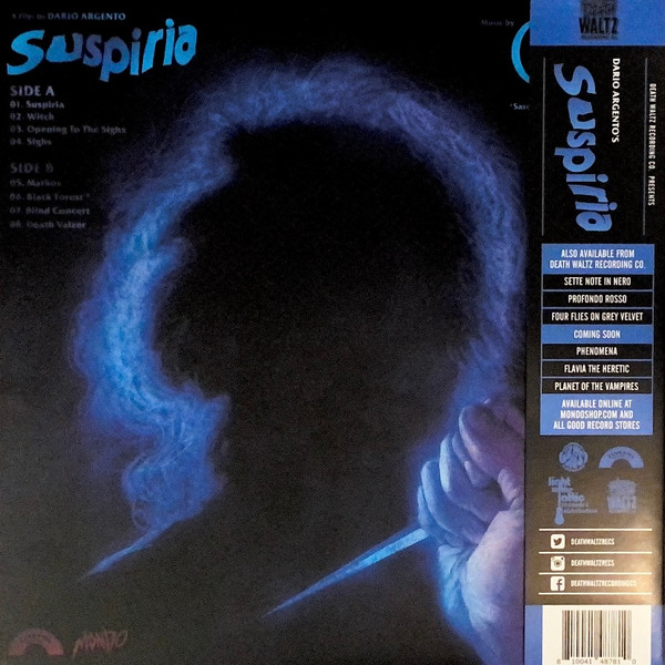 Goblin - Suspiria (Original Motion Picture Soundtrack) | Death Waltz Recording Company (DW125) - 2
