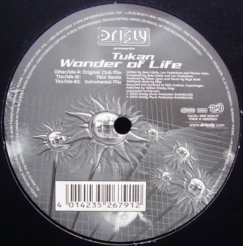 Tukan - Wonder Of Life | Drizzly (DRIZ 2024-77) - 2