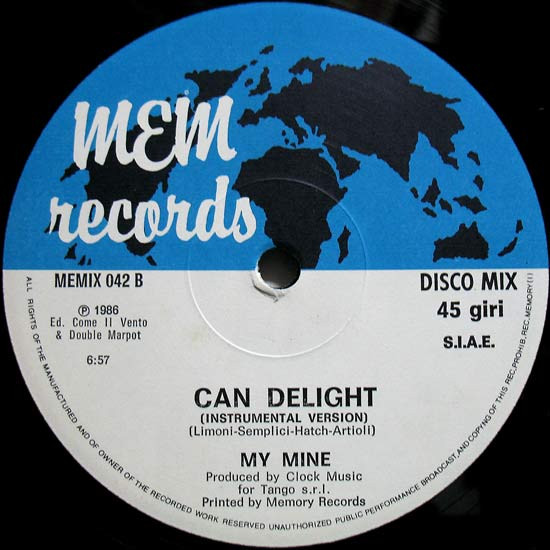 My Mine - Can Delight | Memory Records (MEMIX 042) - 3