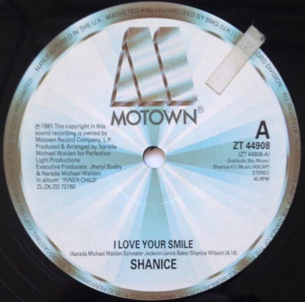 Shanice - I Love Your Smile | Motown (ZT 44908) - 3