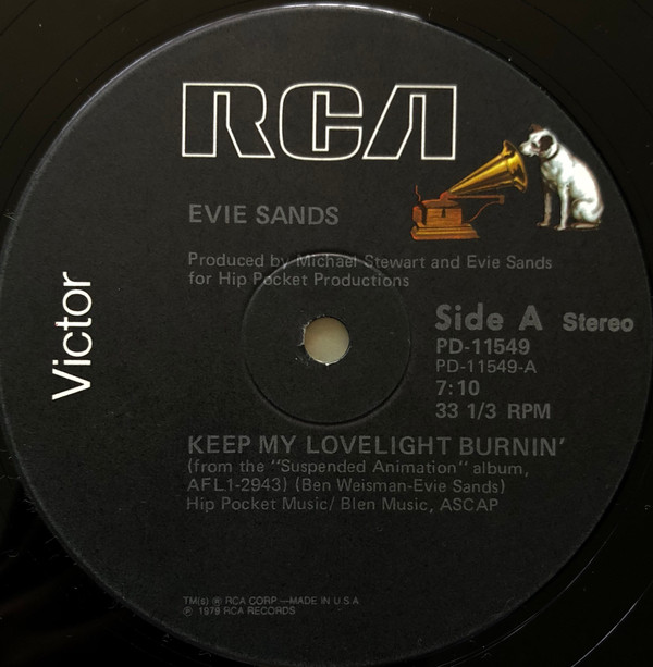Evie Sands - Keep My Lovelight Burnin' | RCA Victor (PD-11549) - main