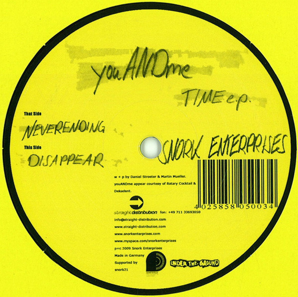 youANDme - Time E.P. | Snork Enterprises (snork21) - main youANDme - Time E.P. | Snork Enterprises (snork21) - main