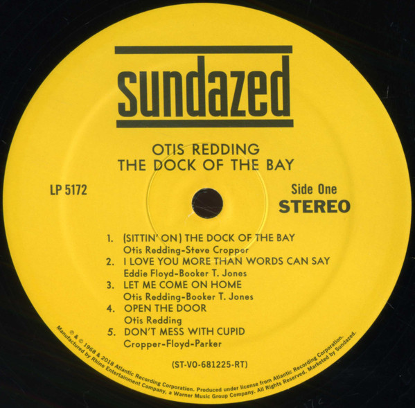 Otis Redding - The Dock Of The Bay | Sundazed Music (LP 5172) - 3