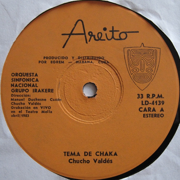 Irakere , Orquesta Sinfónica Nacional De Cuba - Irakere Orquesta Sinfónica Nacional | Areito (LD-4139) - 3 Irakere , Orquesta Sinfónica Nacional De Cuba - Irakere Orquesta Sinfónica Nacional | Areito (LD-4139) - 3