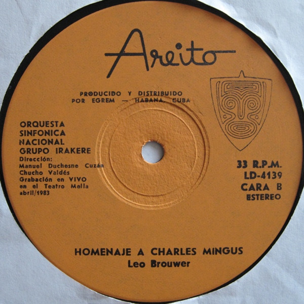 Irakere , Orquesta Sinfónica Nacional De Cuba - Irakere Orquesta Sinfónica Nacional | Areito (LD-4139) - 4 Irakere , Orquesta Sinfónica Nacional De Cuba - Irakere Orquesta Sinfónica Nacional | Areito (LD-4139) - 4