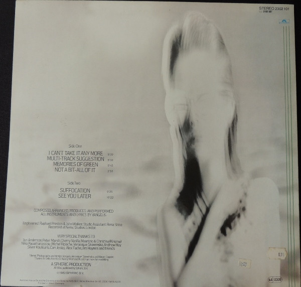 Vangelis - See You Later | Polydor (2302 101) - 2 Vangelis - See You Later | Polydor (2302 101) - 2