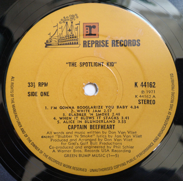 Captain Beefheart - The Spotlight Kid | Reprise Records (K 44162) - 3
