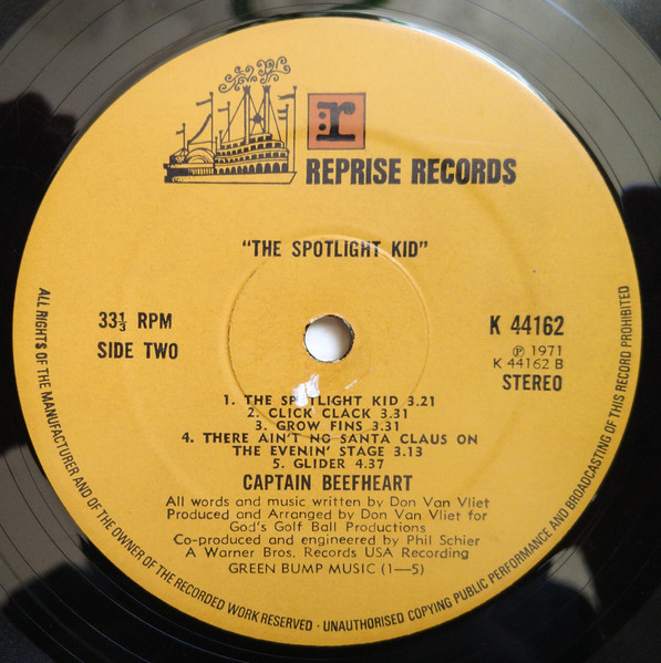 Captain Beefheart - The Spotlight Kid | Reprise Records (K 44162) - 4