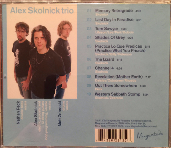 Alex Skolnick Trio - Last Day In Paradise | Magnatude Records (MT-2312-2) - 2