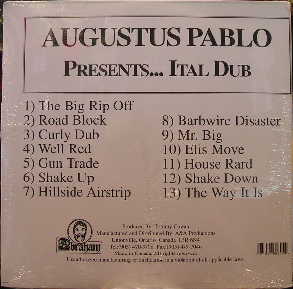 Augustus Pablo - Ital Dub | Clocktower Records (none) - 2 Augustus Pablo - Ital Dub | Clocktower Records (none) - 2