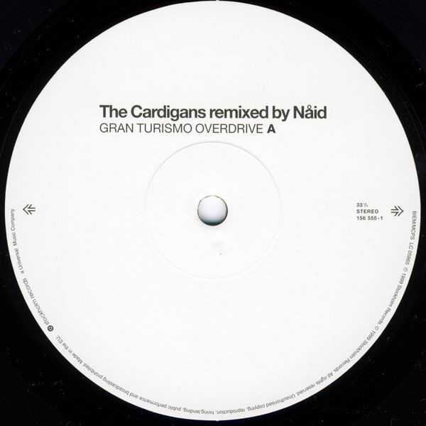 The Cardigans Remixed By Nåid - Gran Turismo Overdrive | Stockholm Records (156 555-1) - 3