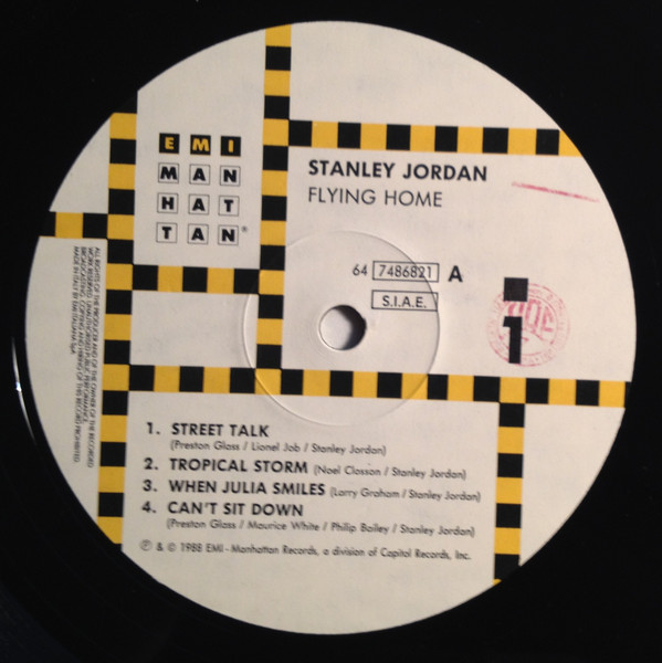 Stanley Jordan - Flying Home | EMI-Manhattan Records (64 7486821) - 3 Stanley Jordan - Flying Home | EMI-Manhattan Records (64 7486821) - 3