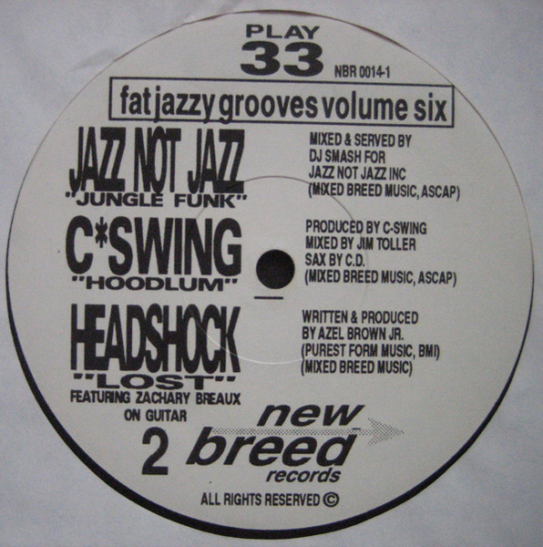 Various - Fat Jazzy Grooves Vol. 6 | New Breed Records (NBR 0014-1) - 3 Various - Fat Jazzy Grooves Vol. 6 | New Breed Records (NBR 0014-1) - 3