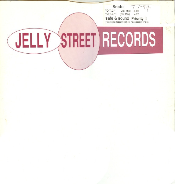 Snafu - O.T.D. | Jelly Street Records (JELT 018) - main