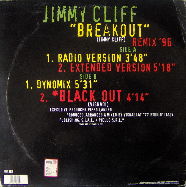 Jimmy Cliff - Breakout (Remix '96) | New Music International (NMX 1670) - main