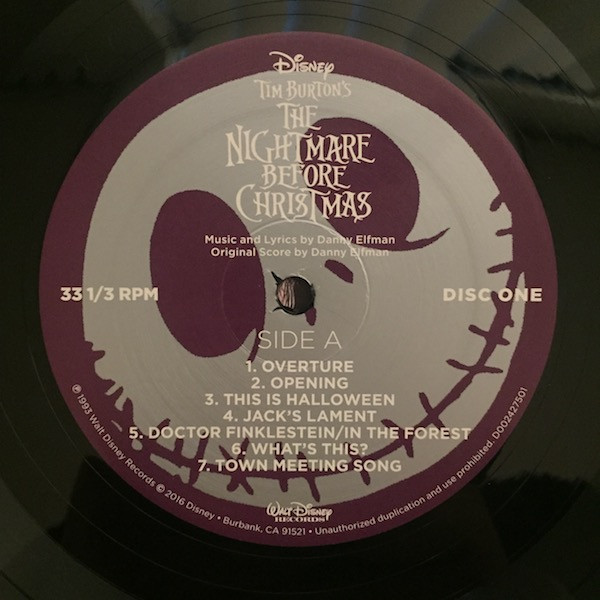 Danny Elfman - Tim Burton's The Nightmare Before Christmas (Original Motion Picture Soundtrack) | Walt Disney Records (D002427401) - 2 Danny Elfman - Tim Burton's The Nightmare Before Christmas (Original Motion Picture Soundtrack) | Walt Disney Records (D002427401) - 2