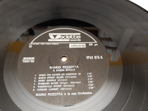 Mario Pezzotta - A Basin Street | Vedette Records (VPAS 875) - 3 Mario Pezzotta - A Basin Street | Vedette Records (VPAS 875) - 3