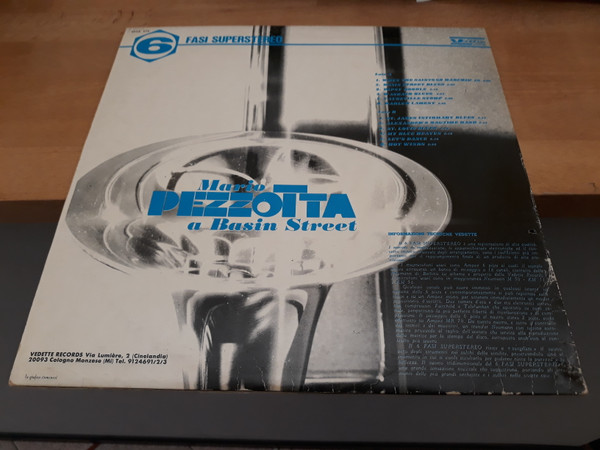 Mario Pezzotta - A Basin Street | Vedette Records (VPAS 875) - 2 Mario Pezzotta - A Basin Street | Vedette Records (VPAS 875) - 2