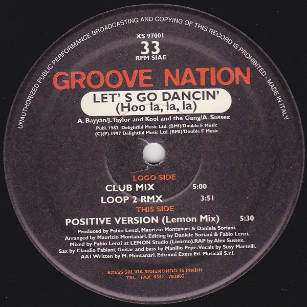Groove Nation - Let's Go Dancin' (Hoo La, La, La) | Exess Records (XS - 97001) - main