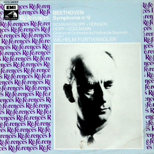 Ludwig van Beethoven - Elisabeth Schwarzkopf , Elisabeth Höngen , Hans Hopf , Otto Edelmann , Chor der Bayreuther Festspiele Et  Orchester der Bayreuther Festspiele Direction Wilhelm Furtwängler - Symphonie Nº 9 / Symphonie Nº 1 | La Voix De Son Maître (2 C151-53678/9)