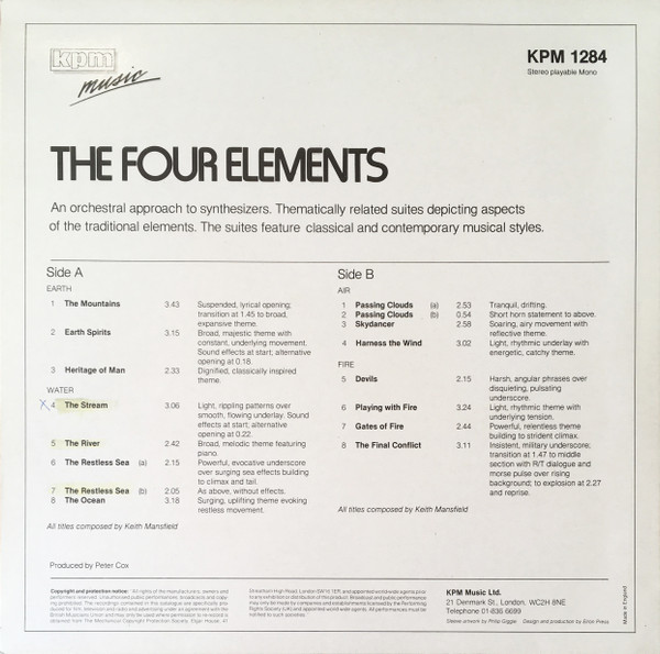 Keith Mansfield - The Four Elements | KPM Music (KPM 1284)