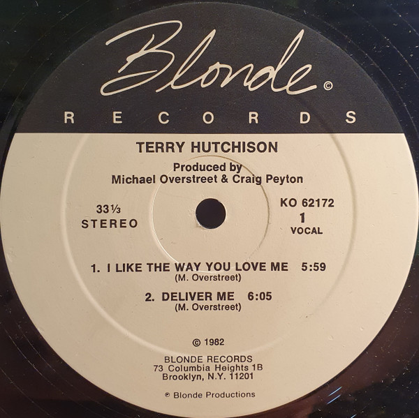 Terry Hutchison - I Like The Way You Love Me | Blonde Records (KO 62172) - 2 Terry Hutchison - I Like The Way You Love Me | Blonde Records (KO 62172) - 2