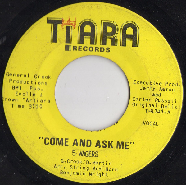 5 Wagers - Come And Ask Me | Tiara Records (T-4741) - main