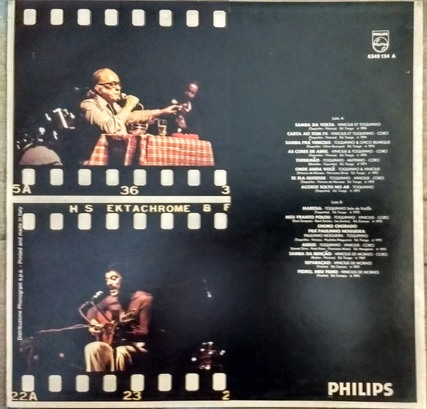 Toquinho & Vinicius - Vinicius / Toquinho | Philips (6349 134 A) - 2